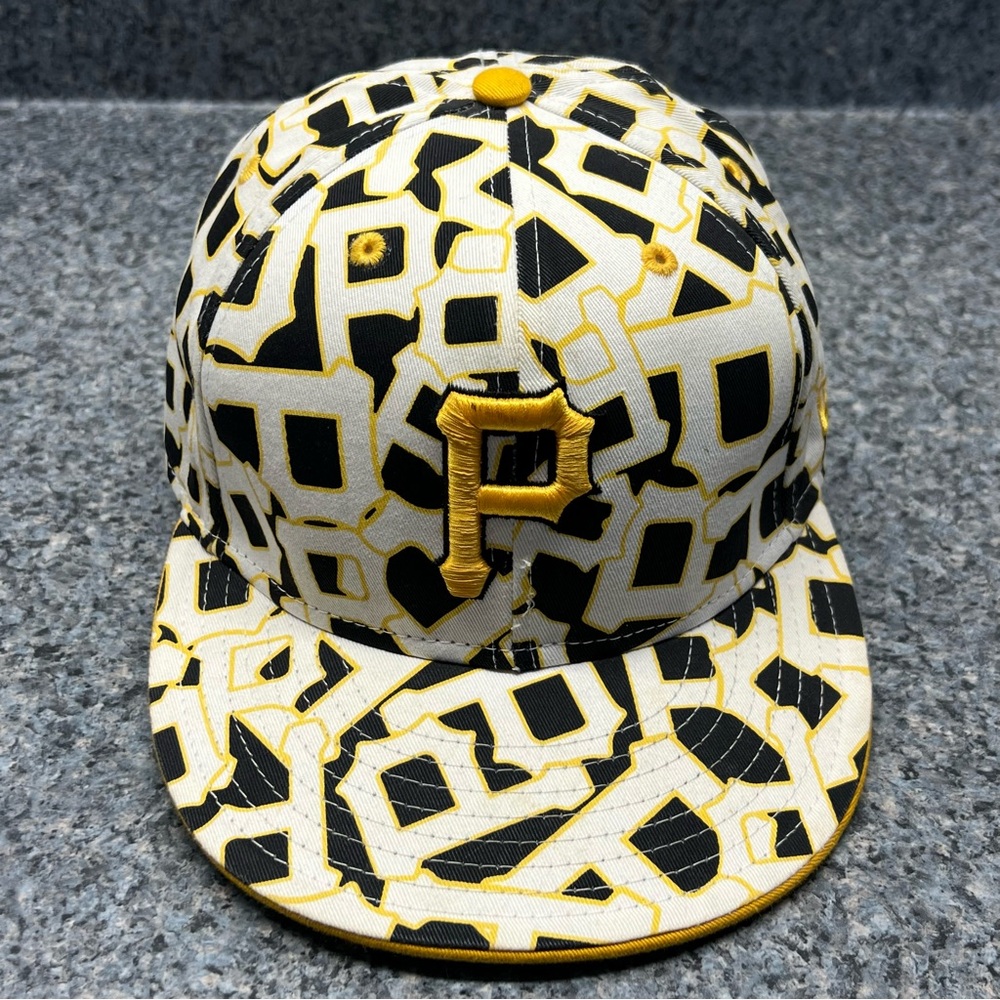 Vintage Pittsburgh Pirates Fitted Hat Cap Baseball New Era 59FIFTY | Size 7 1/8